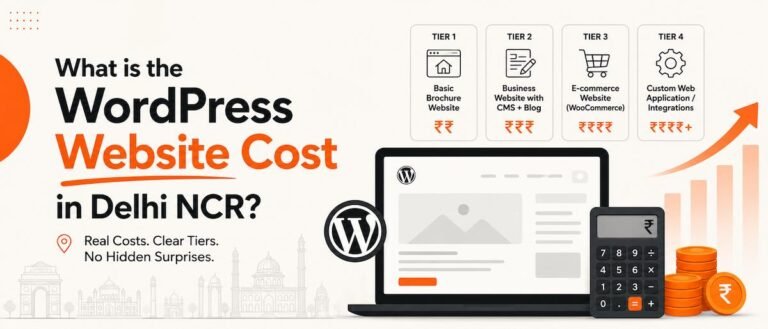 WordPress Website Cost in Delhi NCR 2026 Pricing Guide