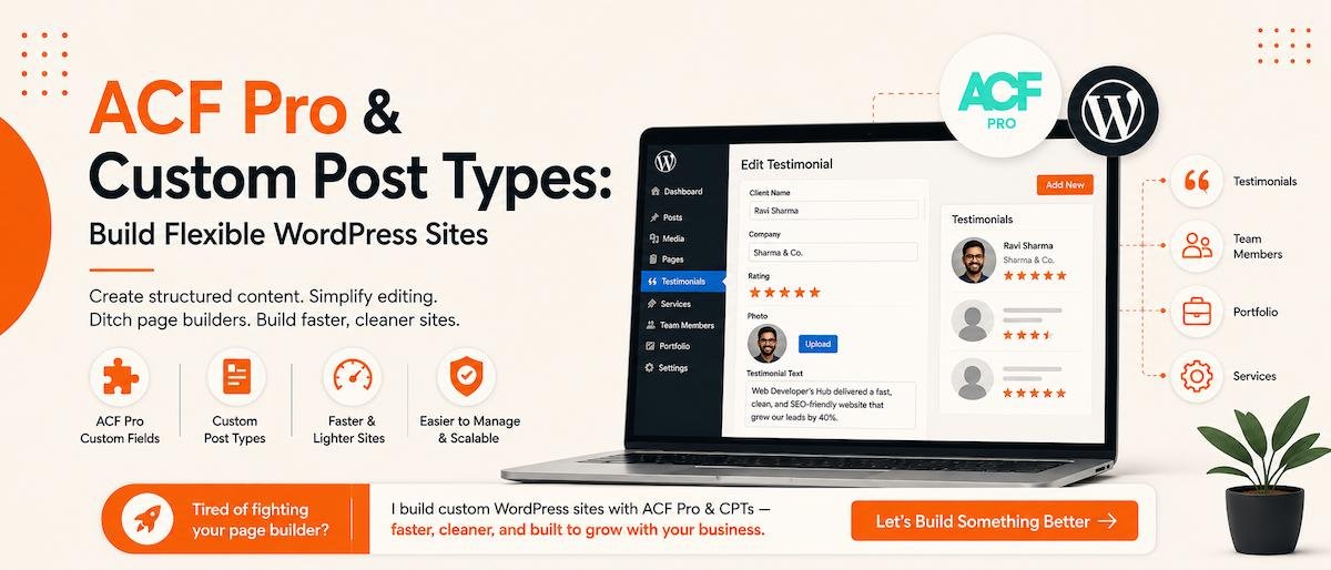 ACF Pro & Custom Post Types Build Flexible WordPress Sites