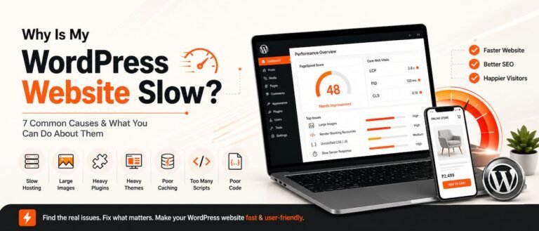 Why Is My WordPress Website Slow? 15 Causes & How to Fix Them - WordPress performance optimisation in Delhi