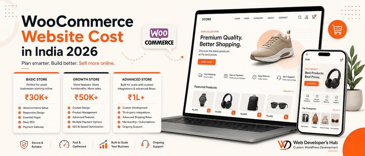 WooCommerce Website Cost in India 2026 Complete Pricing Guide