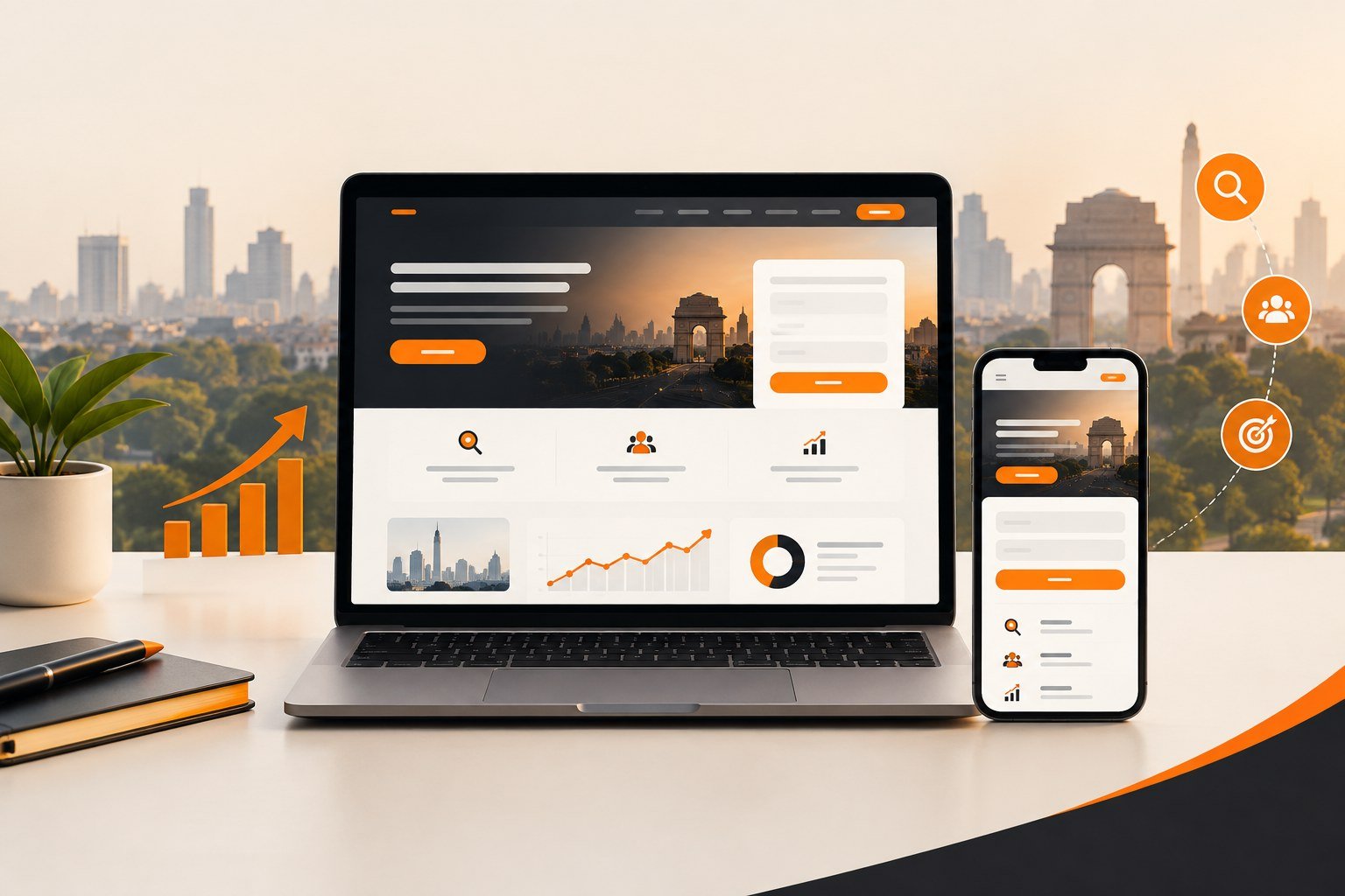 Landing Page Design in Delhi NCR: How to Build Pages That Turn Visitors Into Leads in 2026 2 Landing page design in Delhi NCR focused on lead generation, SEO and conversion