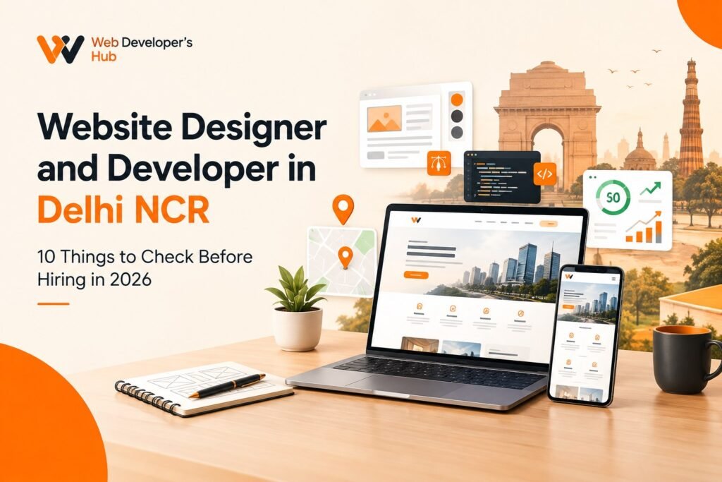 Website Designer and Developer in Delhi NCR – 10 Things to Check Before Hiring in 2026